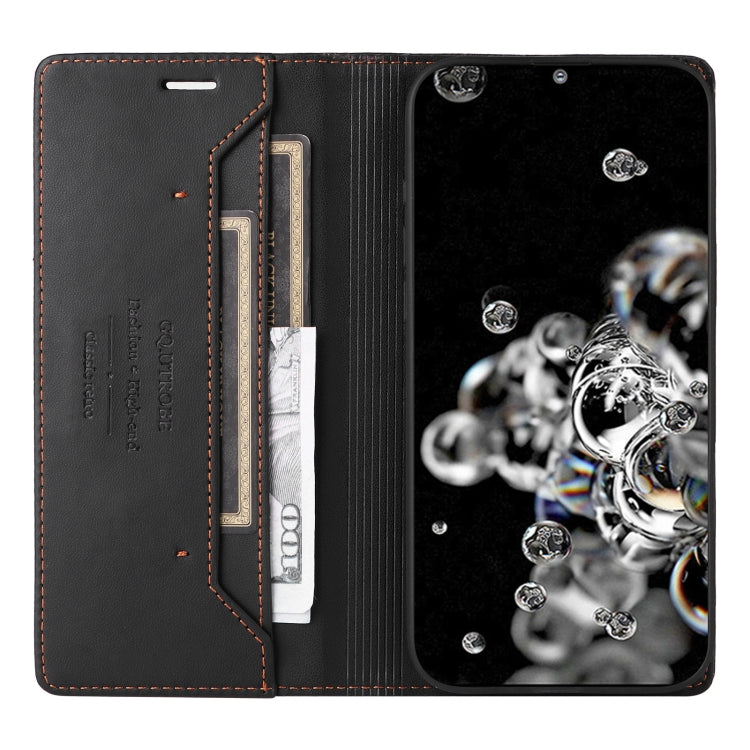 For Samsung Galaxy S20 Ultra GQUTROBE G01 RFID Anti-theft Leather Phone Case