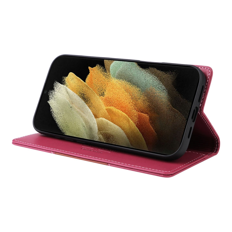 For Samsung Galaxy S21 Ultra 5G GQUTROBE G01 RFID Anti-theft Leather Phone Case
