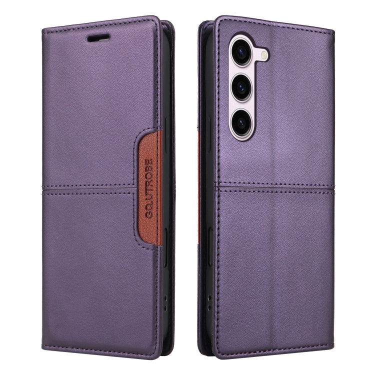 For Samsung Galaxy S23 5G GQUTROBE G01 RFID Anti-theft Leather Phone Case