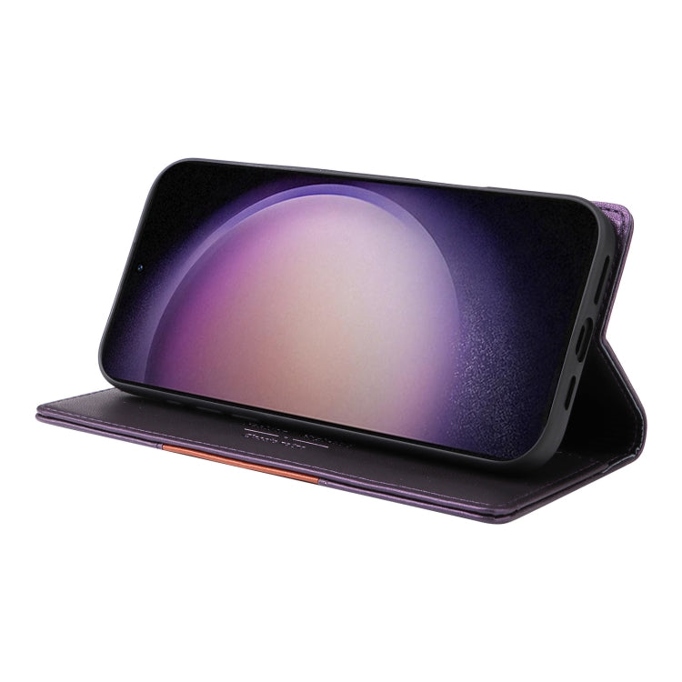 For Samsung Galaxy S23 5G GQUTROBE G01 RFID Anti-theft Leather Phone Case