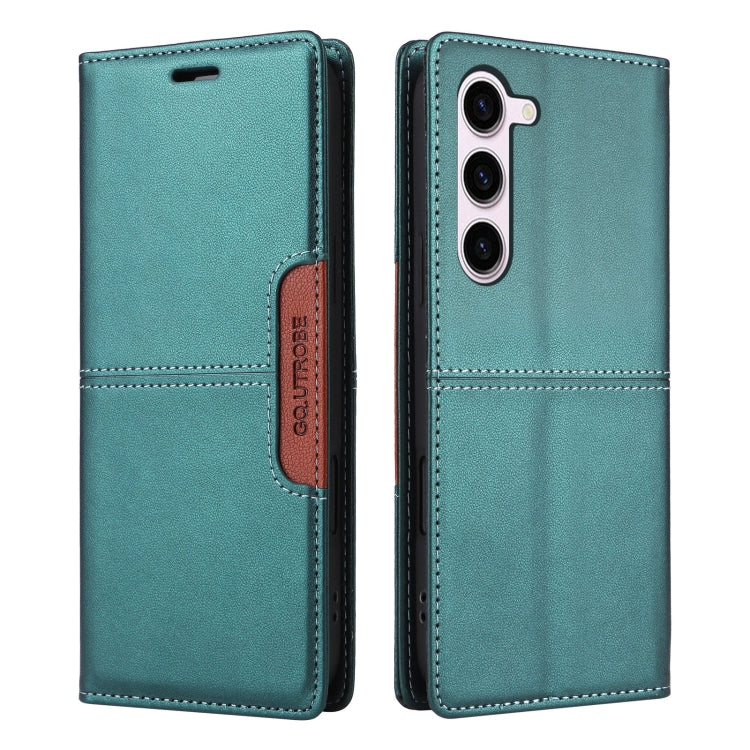 For Samsung Galaxy S23 5G GQUTROBE G01 RFID Anti-theft Leather Phone Case