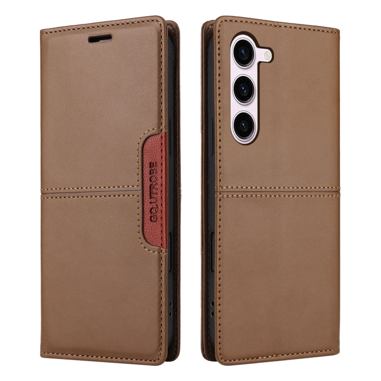 For Samsung Galaxy S23+ 5G GQUTROBE G01 RFID Anti-theft Leather Phone Case