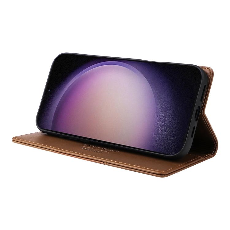 For Samsung Galaxy S23+ 5G GQUTROBE G01 RFID Anti-theft Leather Phone Case