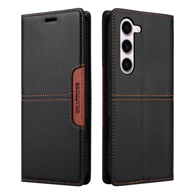For Samsung Galaxy S23+ 5G GQUTROBE G01 RFID Anti-theft Leather Phone Case
