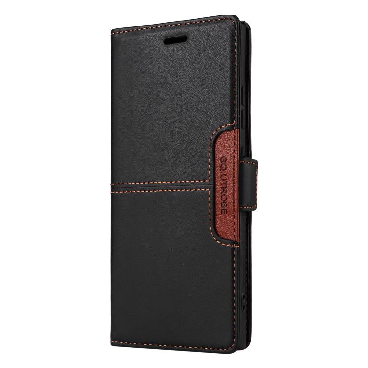 For Samsung Galaxy S25 Ultra 5G GQUTROBE G01 RFID Anti-theft Leather Phone Case