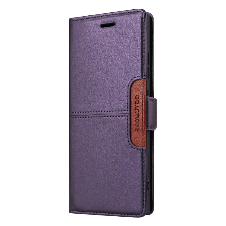 For Samsung Galaxy S25 Ultra 5G GQUTROBE G01 RFID Anti-theft Leather Phone Case