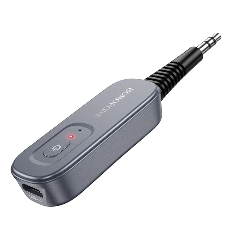 Borofone BC51 Clear Way AUX Bluetooth Audio Receiver & Transmitter - Tarnish