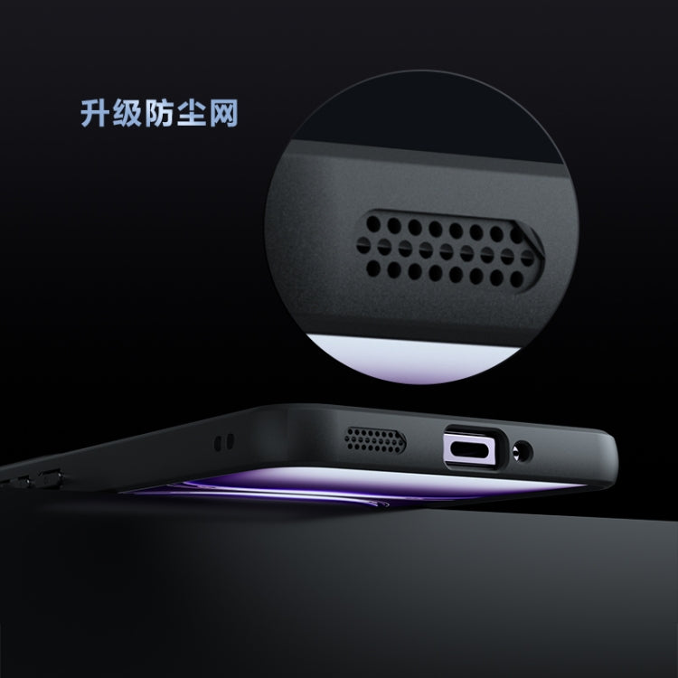 For OPPO Reno12 Global Armor Big Pore PC Hybrid TPU Phone Case - Transparent