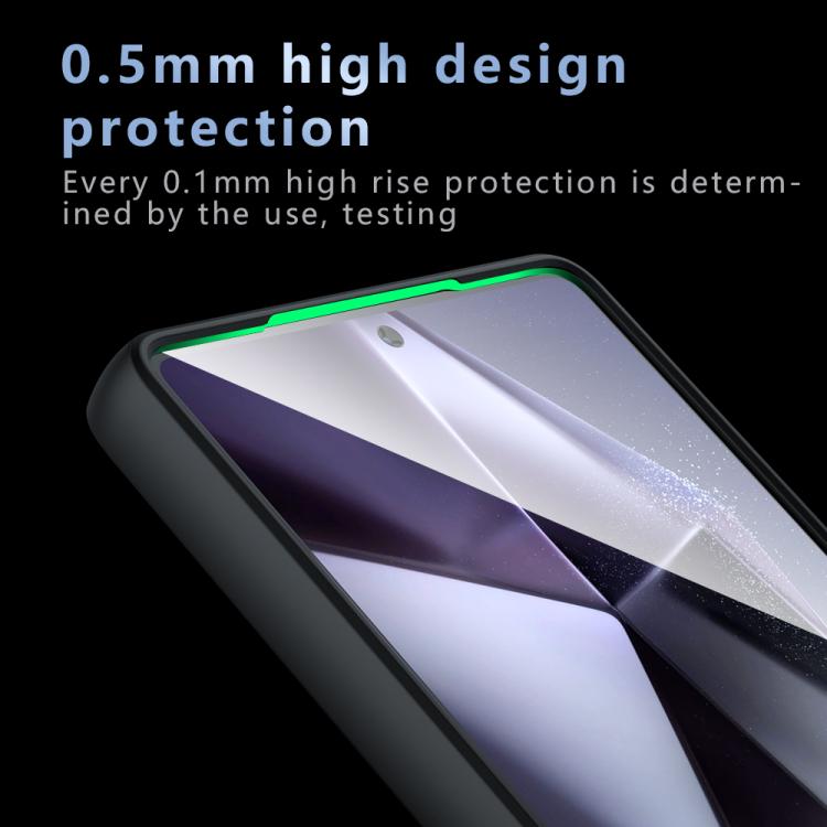 For Samsung Galaxy S25 Ultra 5G Armor Precise Hole PC Hybrid TPU Phone Case - Frosted Black