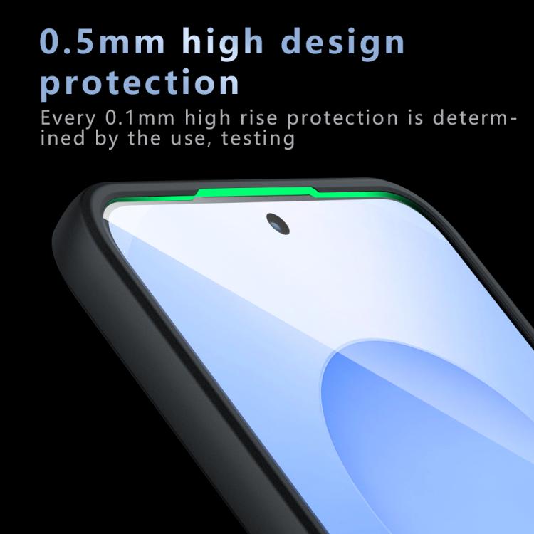 For Samsung Galaxy S25 FE 5G Armor Precise Hole PC Hybrid TPU Phone Case - Transparent