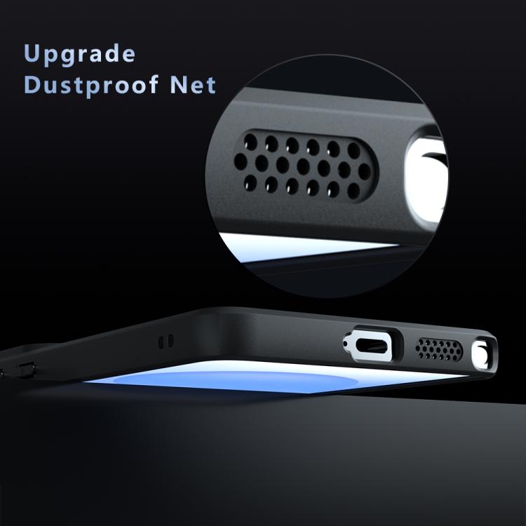 For Samsung Galaxy S26 Ultra 5G Armor Precise Hole PC Hybrid TPU Phone Case - Transparent