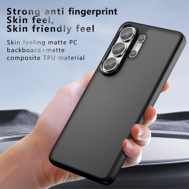 For Samsung Galaxy S26 Ultra 5G Armor Precise Hole PC Hybrid TPU Phone Case - Transparent