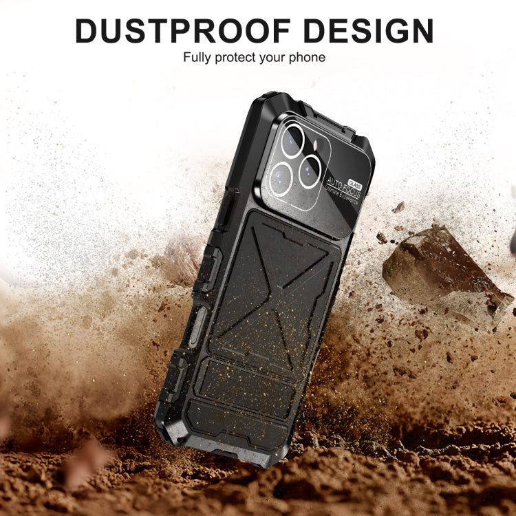 For iPhone 16 Pro R-JUST Life Waterproof Dustproof Shockproof Phone Case