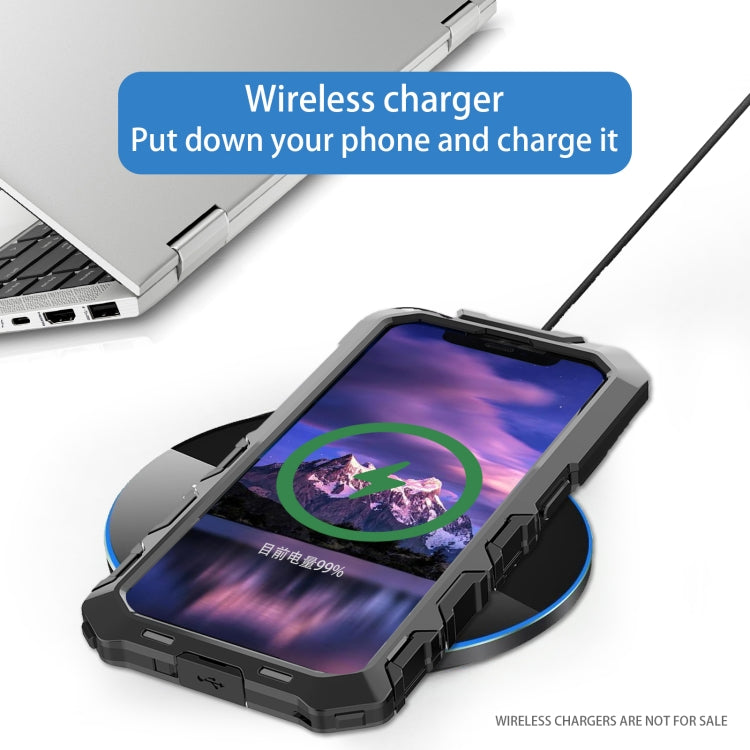 For iPhone 15 Pro Max R-JUST Life Waterproof Dustproof Shockproof Phone Case