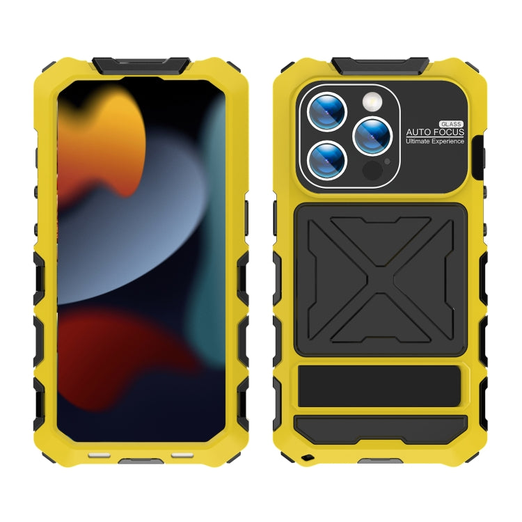 For iPhone 15 Pro R-JUST Life Waterproof Dustproof Shockproof Phone Case