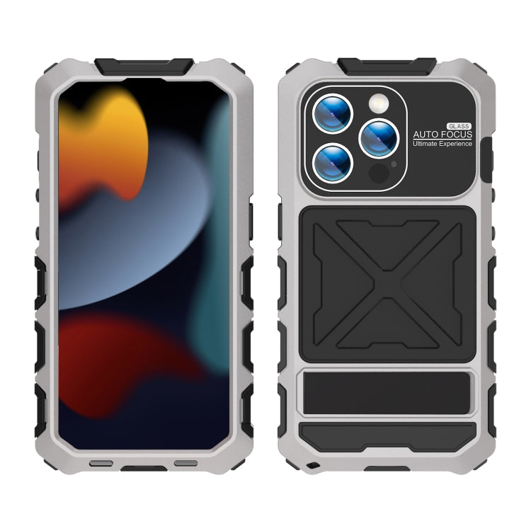 For iPhone 15 Pro R-JUST Life Waterproof Dustproof Shockproof Phone Case