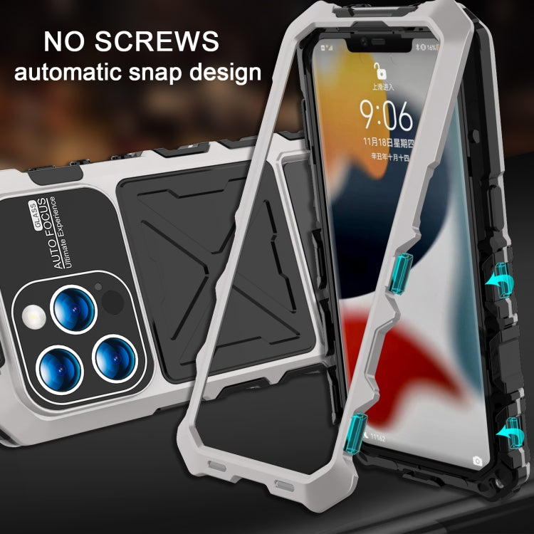 For iPhone 15 Pro R-JUST Life Waterproof Dustproof Shockproof Phone Case