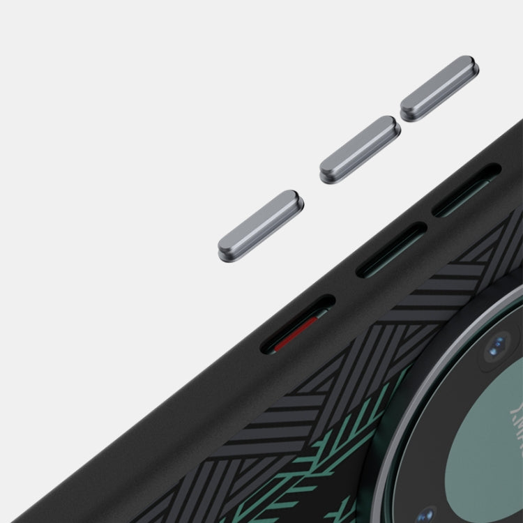 For Huawei Mate 60 Pro ABEEL 6D Micro Relief MagSafe Magnetic Phone Case