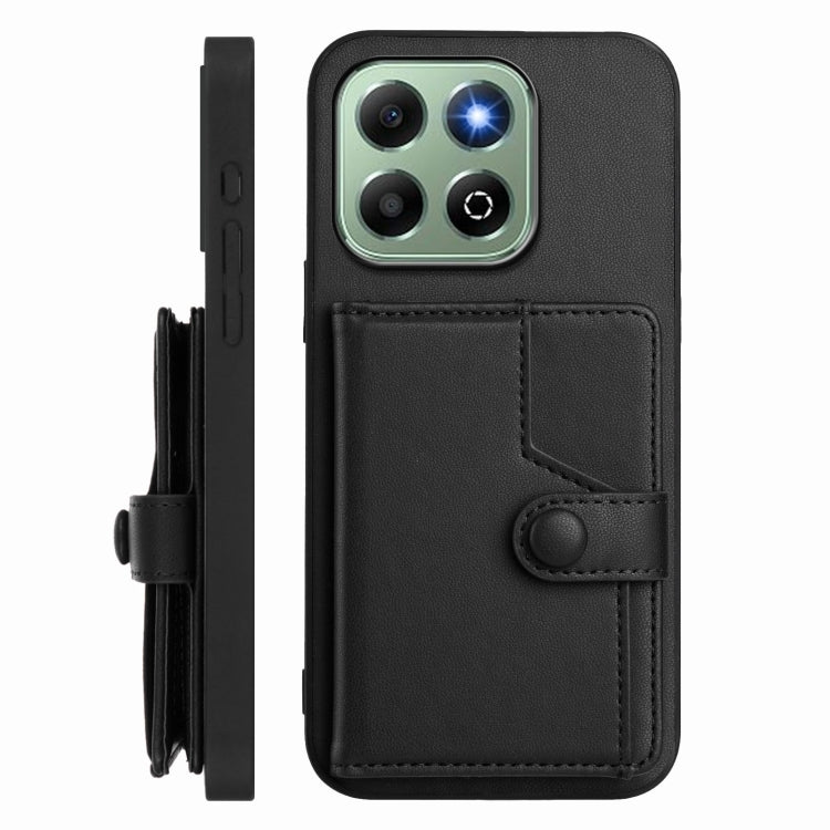 For Honor X6b Button Card Bag RFID Anti-theft Phone Case
