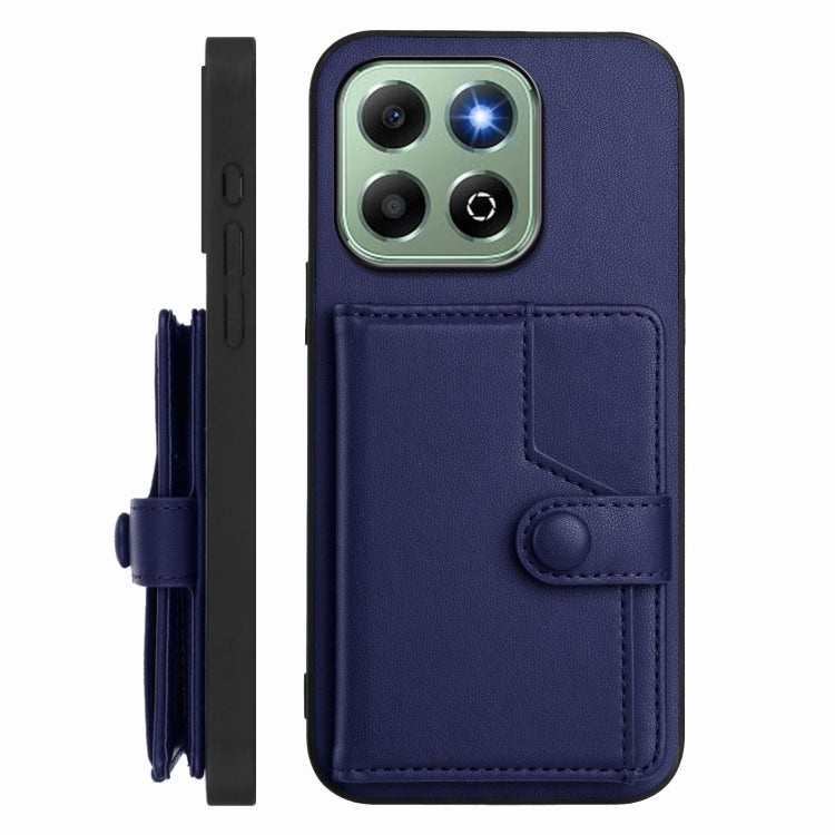 For Honor X6b Button Card Bag RFID Anti-theft Phone Case