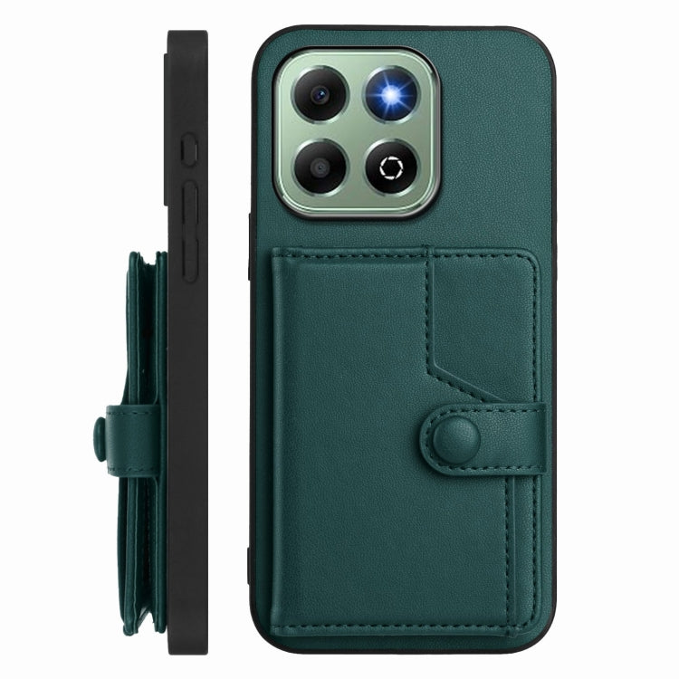 For Honor X6b Button Card Bag RFID Anti-theft Phone Case