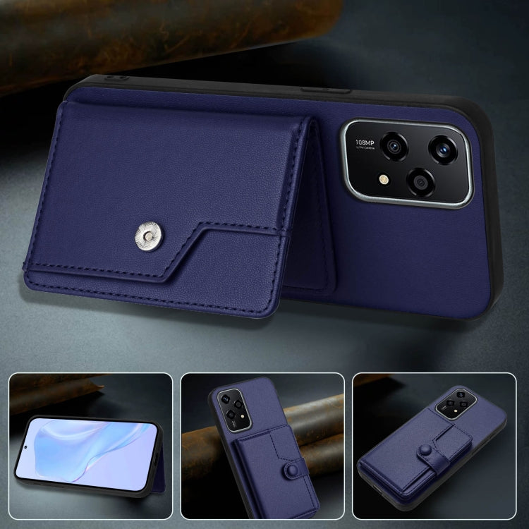 For Honor 200 Lite 5G Button Card Bag RFID Anti-theft Phone Case