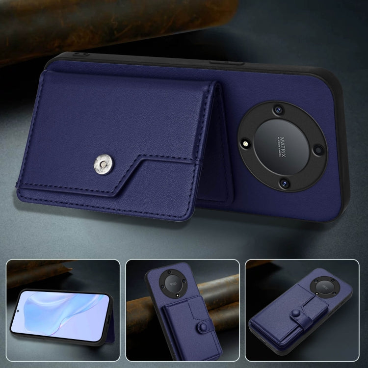 For Honor X9a / Magic5 Lite Button Card Bag RFID Anti-theft Phone Case