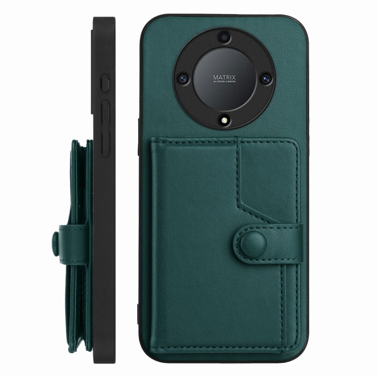 For Honor X9a / Magic5 Lite Button Card Bag RFID Anti-theft Phone Case