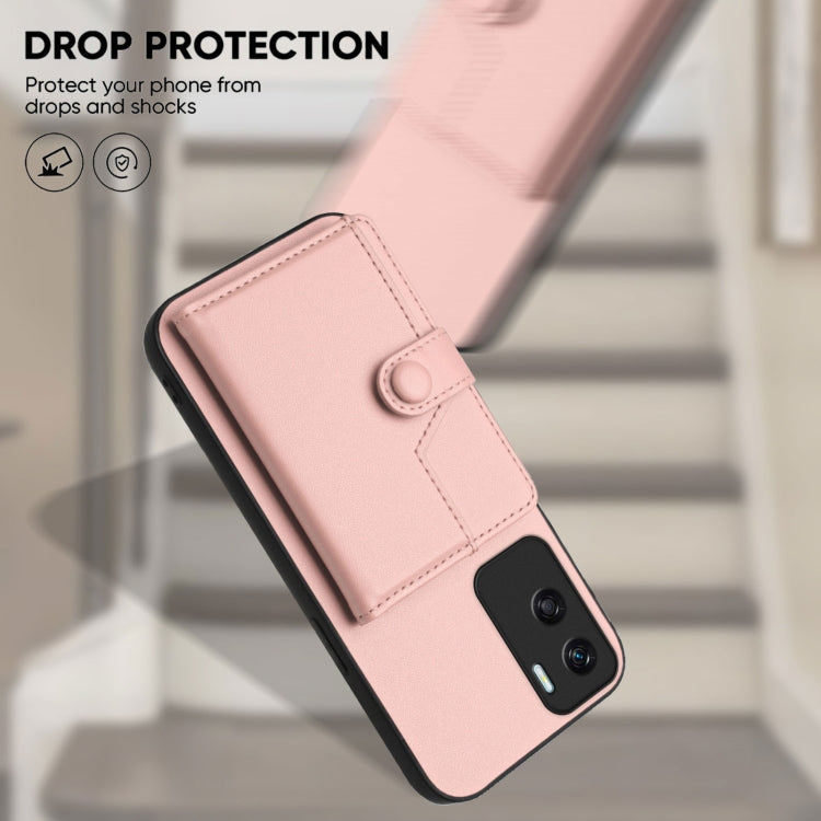 For Honor X50i Button Card Bag RFID Anti-theft Phone Case
