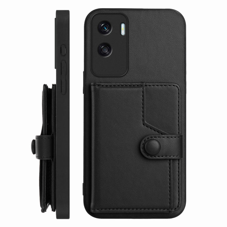 For Honor X50i Button Card Bag RFID Anti-theft Phone Case