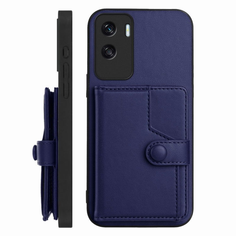 For Honor X50i Button Card Bag RFID Anti-theft Phone Case