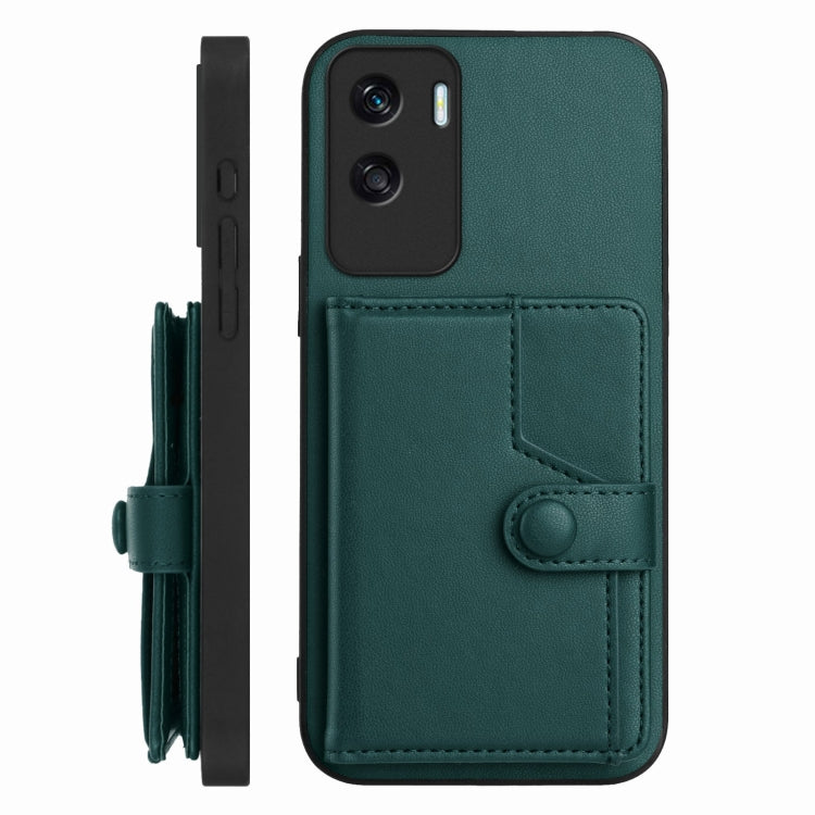 For Honor X50i Button Card Bag RFID Anti-theft Phone Case