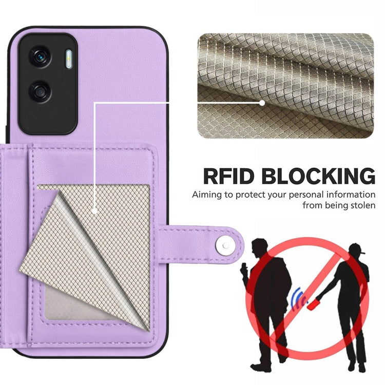 For Honor X50i Button Card Bag RFID Anti-theft Phone Case