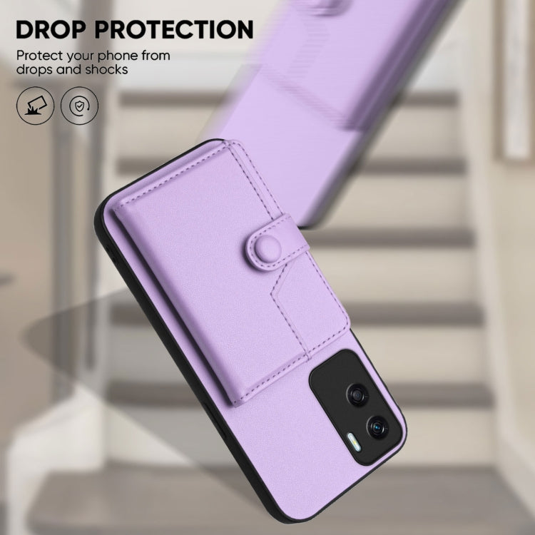 For Honor X50i Button Card Bag RFID Anti-theft Phone Case