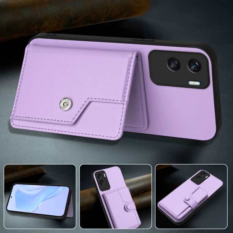 For Honor X50i Button Card Bag RFID Anti-theft Phone Case