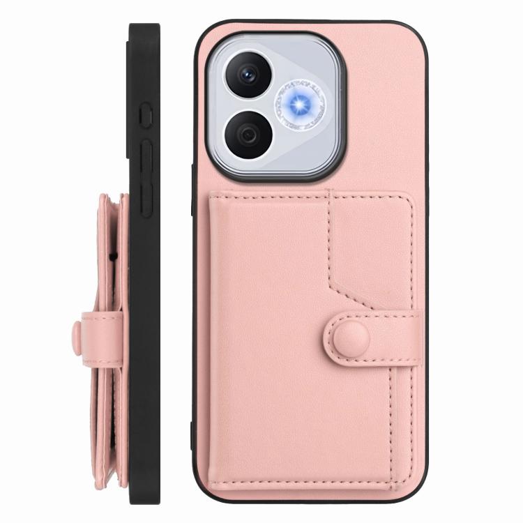 For Honor 400 Lite Global / X70i Button Card Bag RFID Anti-theft Phone Case