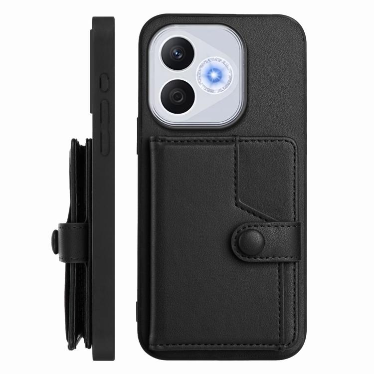 For Honor 400 Lite Global / X70i Button Card Bag RFID Anti-theft Phone Case