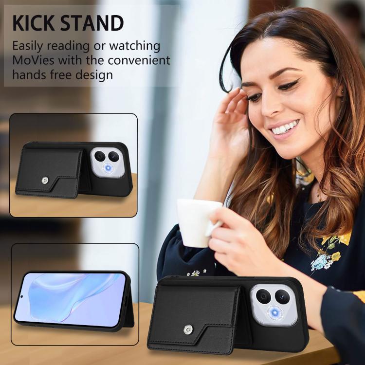 For Honor 400 Lite Global / X70i Button Card Bag RFID Anti-theft Phone Case