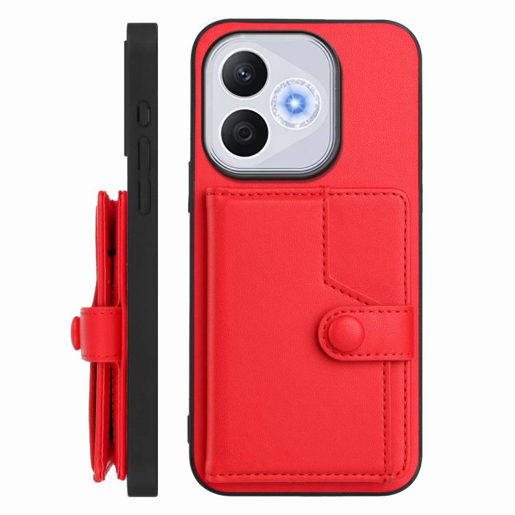 For Honor 400 Lite Global / X70i Button Card Bag RFID Anti-theft Phone Case