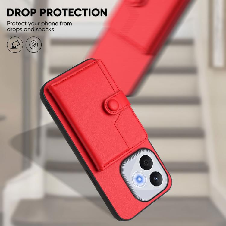 For Honor 400 Lite Global / X70i Button Card Bag RFID Anti-theft Phone Case
