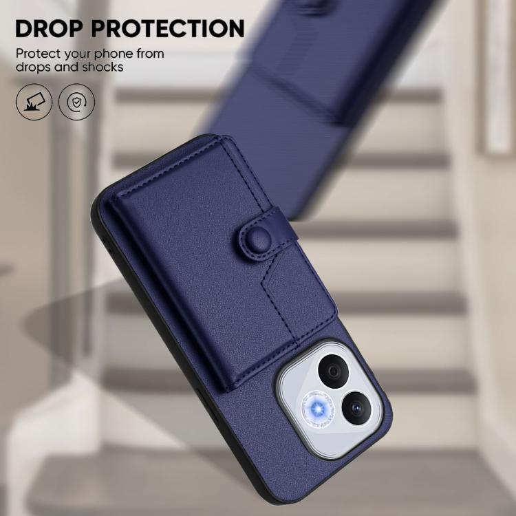 For Honor 400 Lite Global / X70i Button Card Bag RFID Anti-theft Phone Case