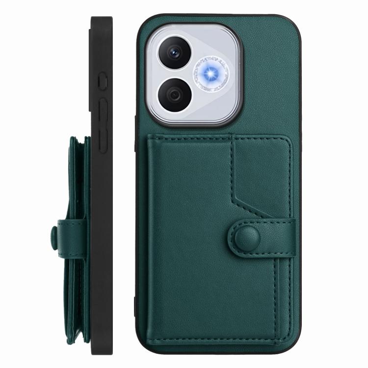 For Honor 400 Lite Global / X70i Button Card Bag RFID Anti-theft Phone Case