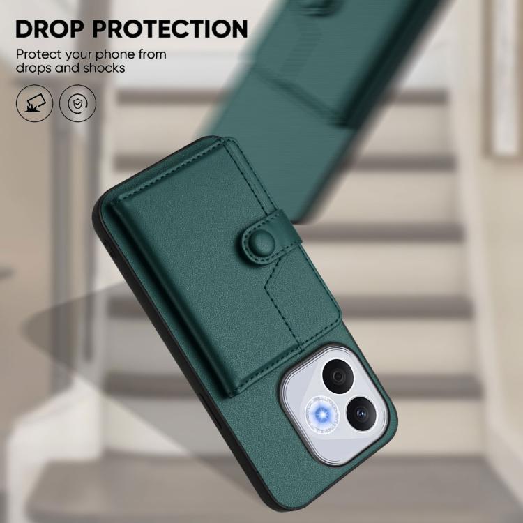 For Honor 400 Lite Global / X70i Button Card Bag RFID Anti-theft Phone Case