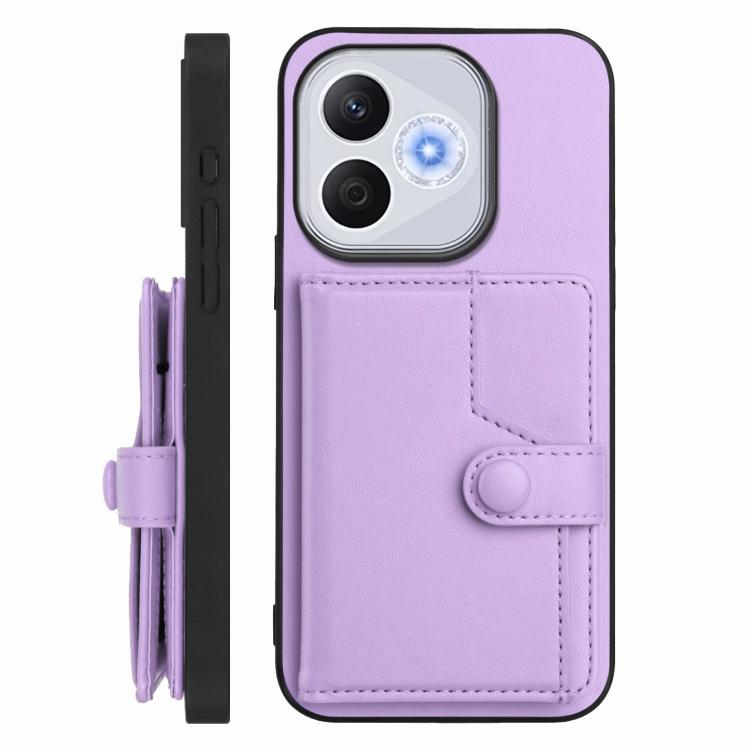 For Honor 400 Lite Global / X70i Button Card Bag RFID Anti-theft Phone Case