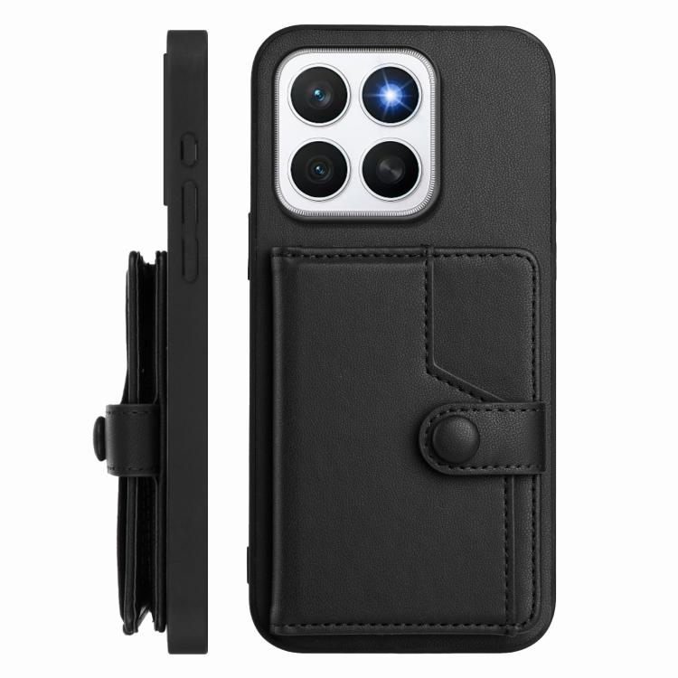 For Honor X8c 4G Button Card Bag RFID Anti-theft Phone Case