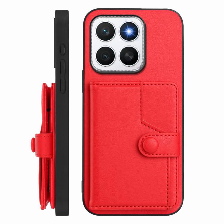 For Honor X8c 4G Button Card Bag RFID Anti-theft Phone Case