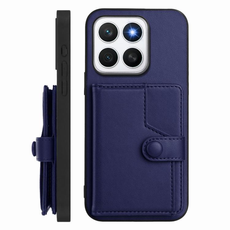 For Honor X8c 4G Button Card Bag RFID Anti-theft Phone Case