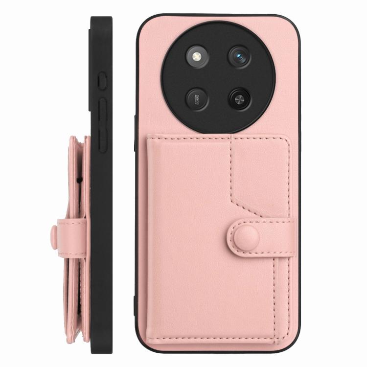 For Honor X60 Pro / X9c / Magic7 Lite Button Card Bag RFID Anti-theft Phone Case