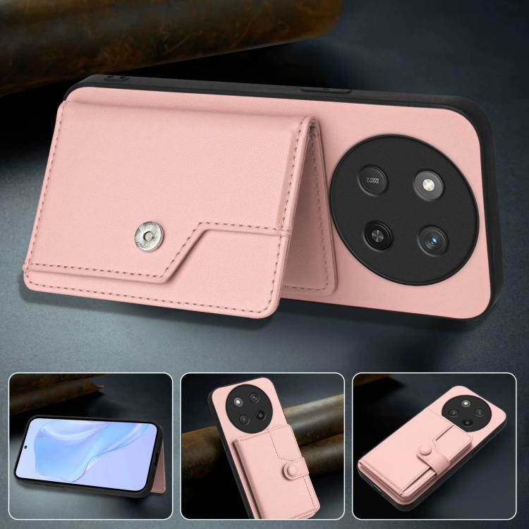 For Honor X60 Pro / X9c / Magic7 Lite Button Card Bag RFID Anti-theft Phone Case