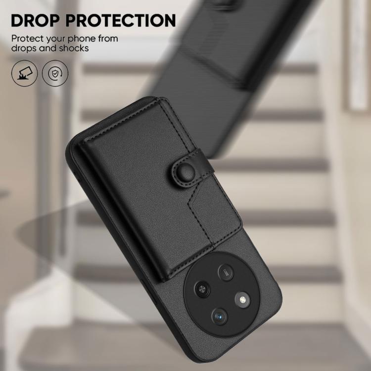 For Honor X60 Pro / X9c / Magic7 Lite Button Card Bag RFID Anti-theft Phone Case